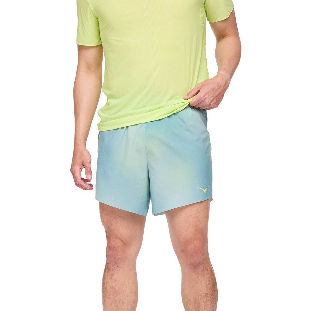 Short Hoka Glide 5 Print Masculino - Colorido - imagem 1